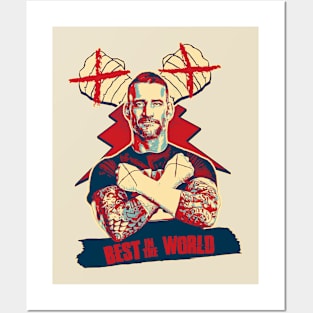 Best In The World | CM PUNK RETO PACKED Posters and Art